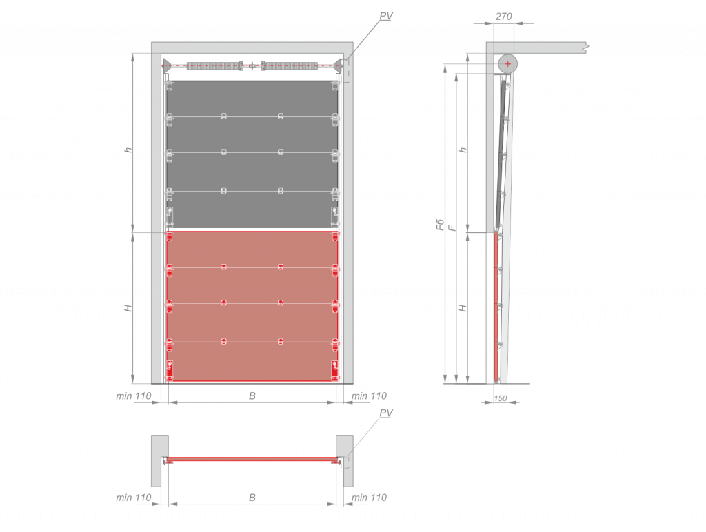 Схема вертикального подъёма